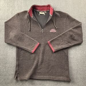 Weird Fish Sweater Adult Small Brown Long Sleeve Sweatshirt Knit Casual Men's